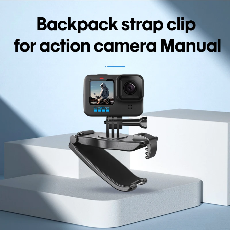 

Insta360 ONE X Backpack Clip for DJI Action 3 2 1 GoPro FIMI PALM 1 2 Osmo Action Camera Accessories Mount Clamp Stable