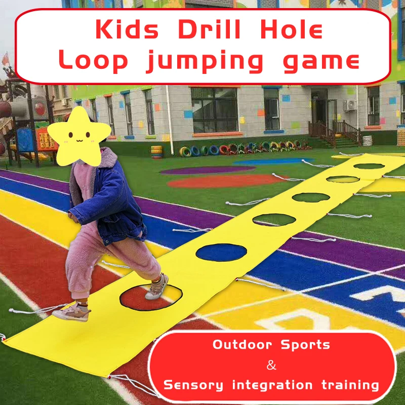 Забавные уличные игры для детей детская игровая площадка туннель скакалка гонка