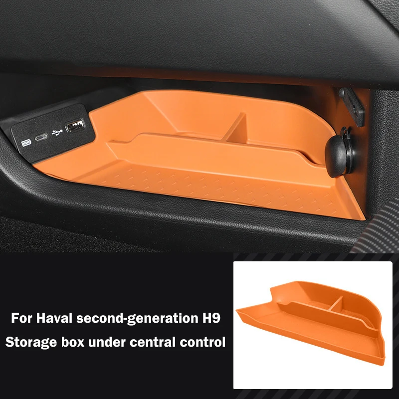 

Для Haval H9 2-го поколения 2024-25, силиконовая накладка для хранения центральной консоли, защитный чехол, ящик для хранения, модификация, аксессуары для интерьера