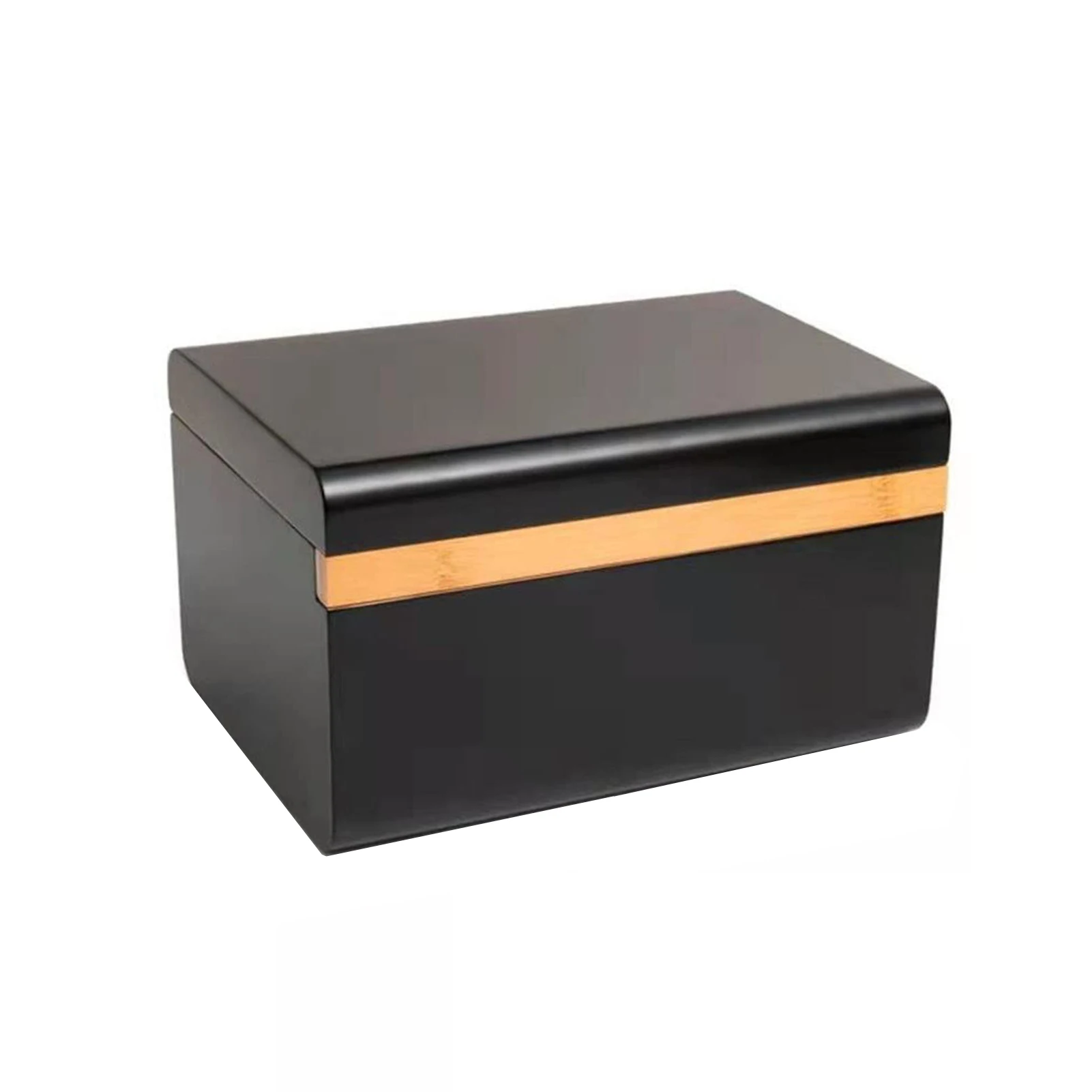 

2022 Bamboo Storage Chest With Movable Tray Storage Box With Lock & Spacious Compartments Herbal Supply Container Luxury Gift