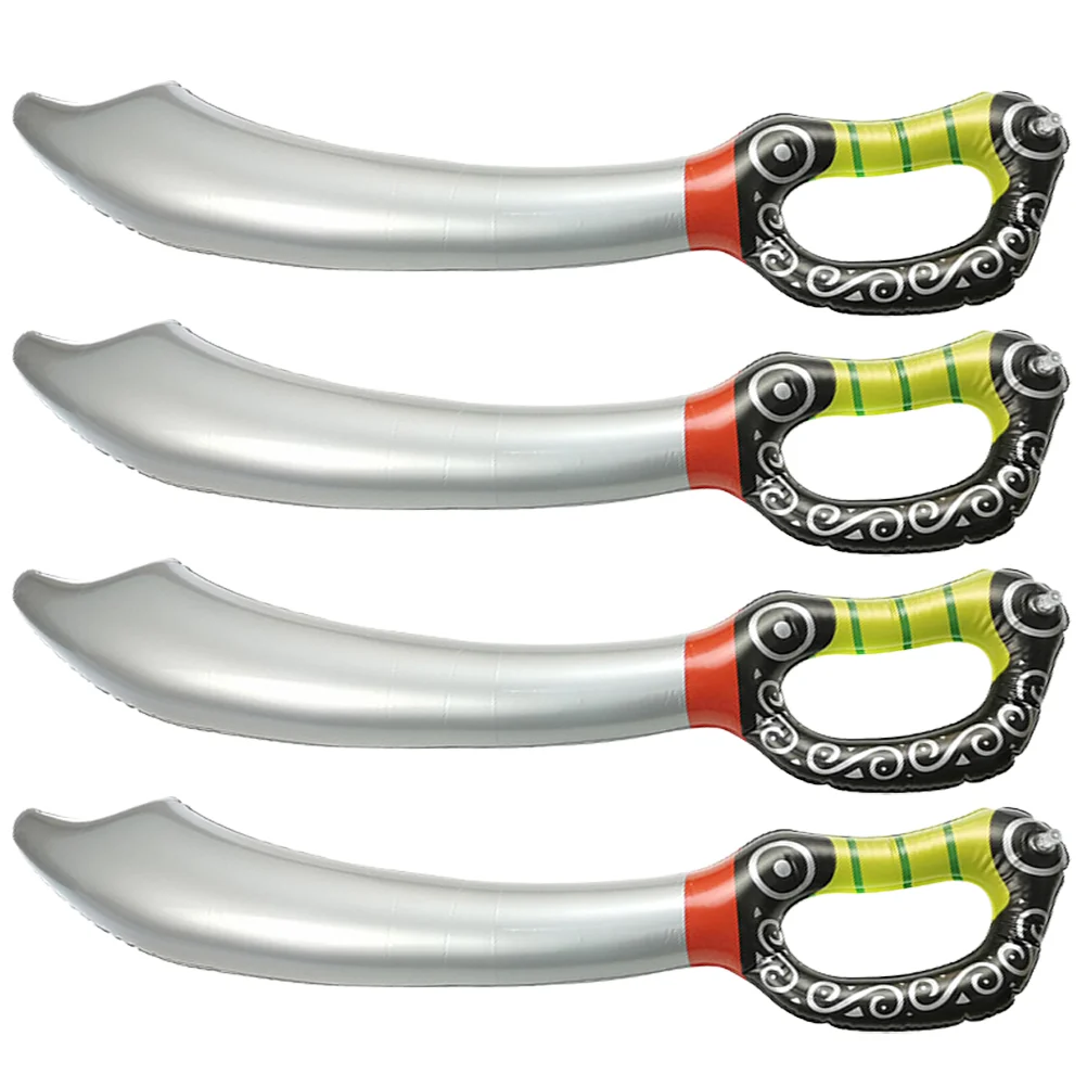 

Play Inflatable Pirate Swords Toys Cartoon Kids Performance Prop Role Pvc Party Balloons Makeup