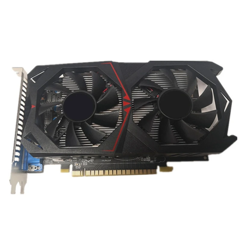 

NEW-Computer Graphics Card GTX1050 2GB DDR5 With Dual Cooling Fans 128-Bit Computer Graphics Card