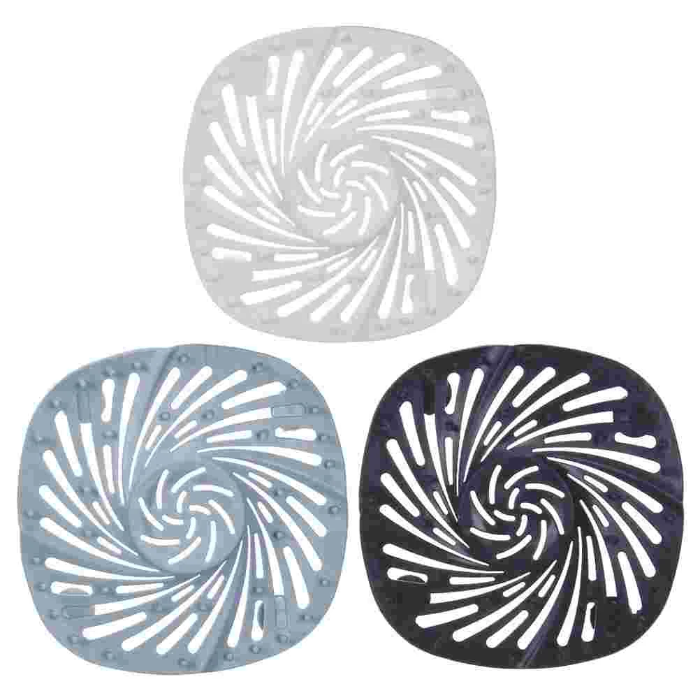 

3Pcs TPR Drain Cover Floor Drain Cover Hair Catcher Floor Strainer Stopper