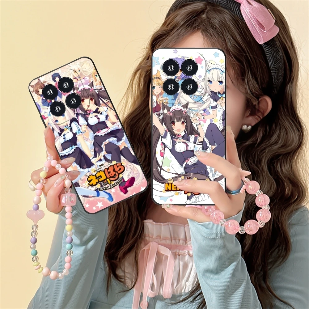 Чехол Nekopara для мобильного телефона с цветным рисунком Xiaomi 14 13 12 11 10 9 T Ultra Lite Pro S SE X