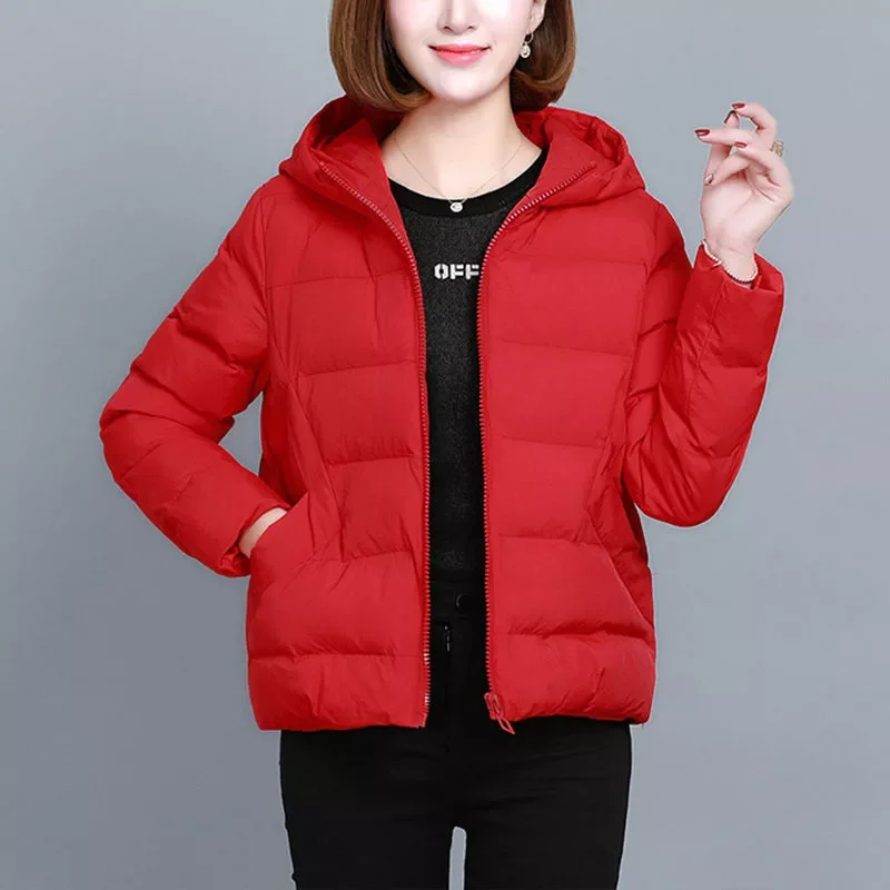 New2022 And Autumn Warm Women Jacket Down Cotton Padded Jacket New Fashion Female Outwear Parkas