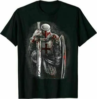 christian ritter templer t shirt f%c3%bcr m%c3%a4nner warrior of god t shirt mens 100 cotton casual t shirts loose top size s 3xl
