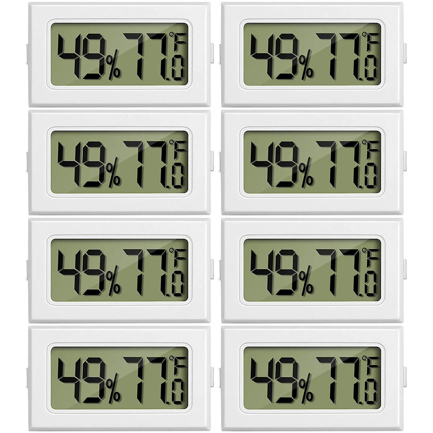 Мини-термометр для измерения влажности с ЖК-дисплеем 8 шт.