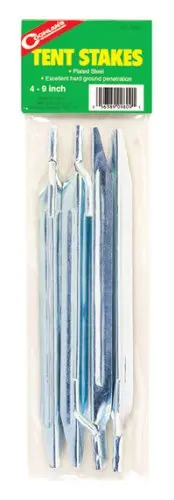 

Free shipping Steel Tent Stakes - Pkgd