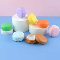 30pcslot colourful pp plastic cream jar macaron packing cans lip eye membrane small sample lotion bottle