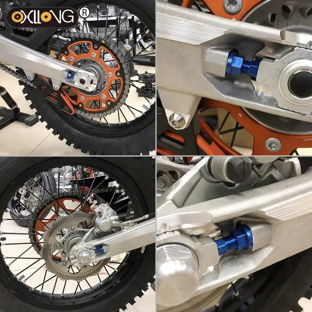 Блок блоков заднего моста регулирующий болт цепи для Husqvarna TE FE 125 250 300 350 449 450 480 501 701