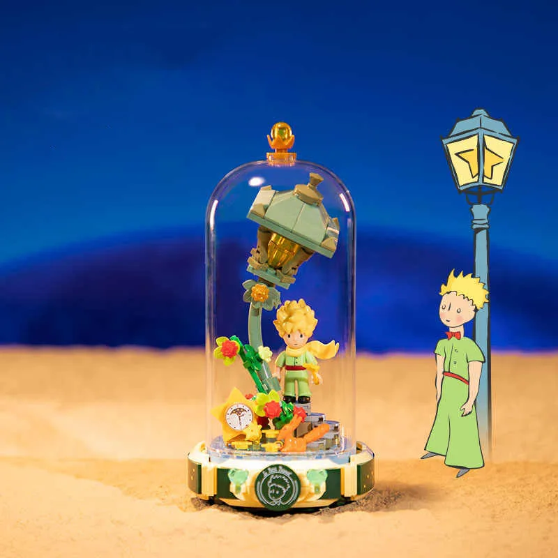 Аниме kawaii Мультфильм Le Маленький принц вечная серия романтическая сцена Сборка