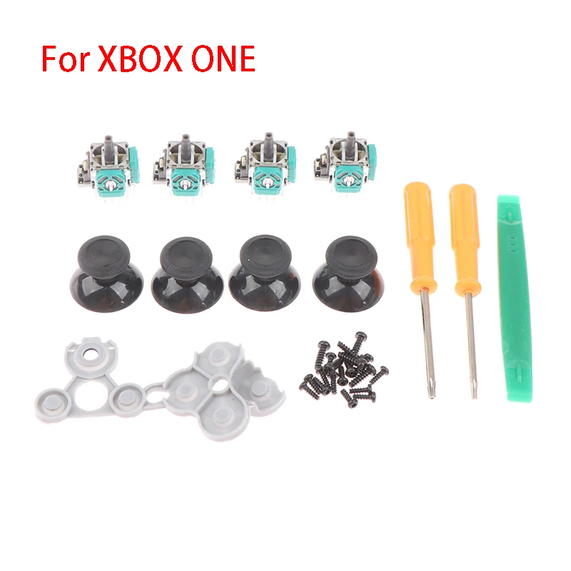 

3D аналоговая зеркальная крышка модуля проводящие силиконовые винты инструмент для XBOX ONE