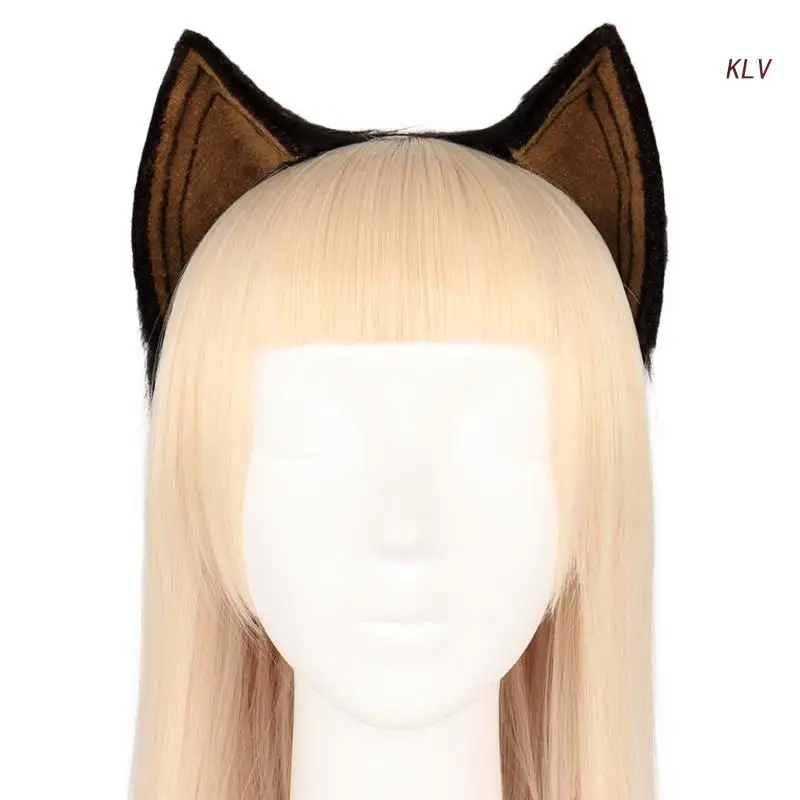 

Cosplay Anime Character Headband Ear Shape Hair Hoop Plushy Party Headpiece Easter Party Cosplay Costume Prop Unisex
