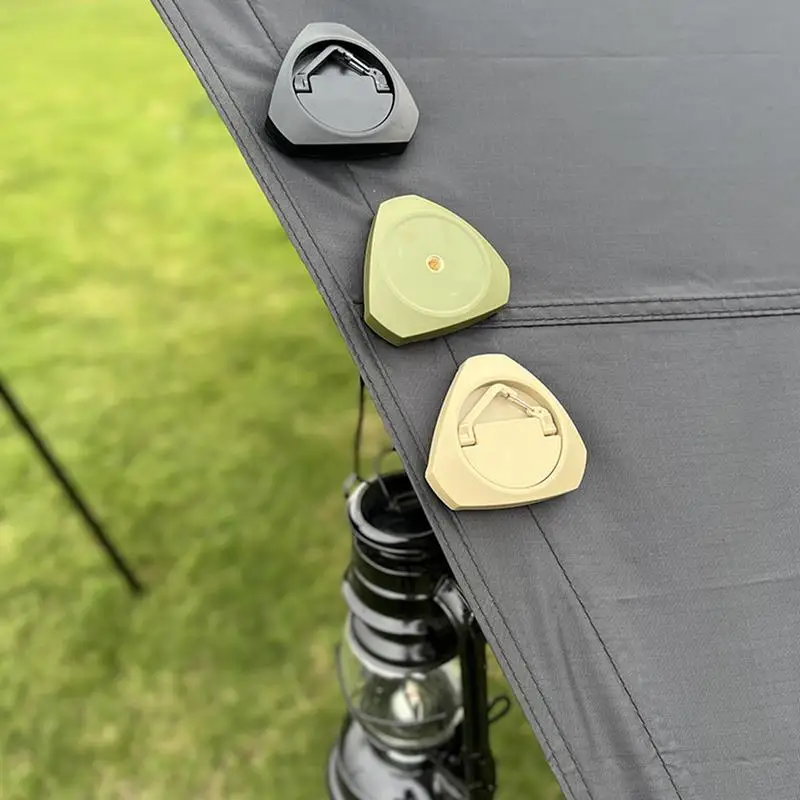 Магнитные Крючки для палатки треугольный компактный дизайн тяжелый магнитный