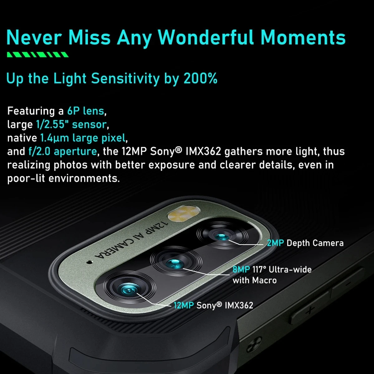 Blackview BV7100 Rugged Phone 6.58'' Waterproof Cell Phone 6GB 128GB 13000mAh Andriod 12 Octa Core Mobile Phone