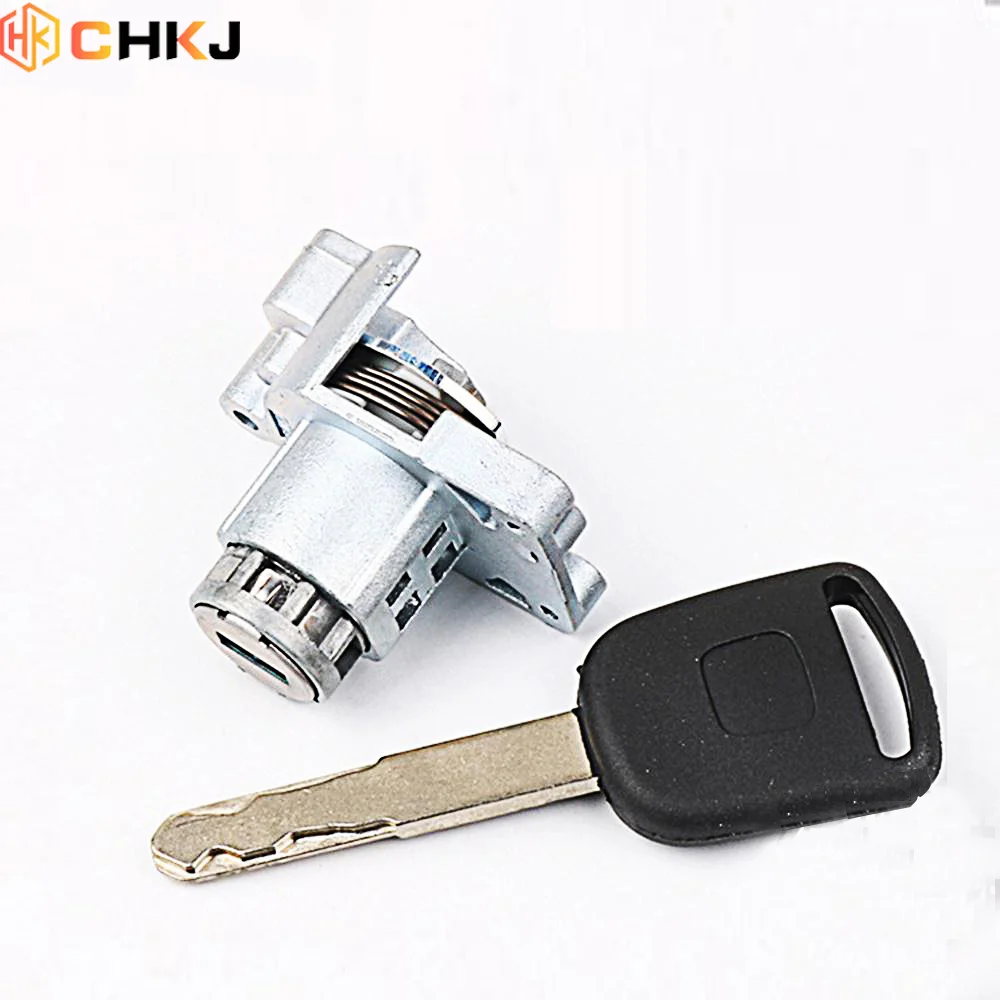 

CHKJ For Honda Fit Left Door 2003-2016 Lock Cylinder With 1 Key Fit Civic CRV City Car Practice Lock Cylinder Locksmith Tool