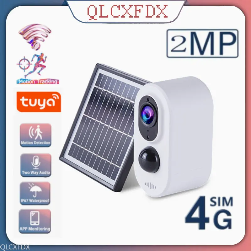 

Камера видеонаблюдения HD 1080P Tuya 4G /Wi-Fi, двухсторонняя голосовая камера с пассивным ИК датчиком движения, водонепроницаемая ip-камера