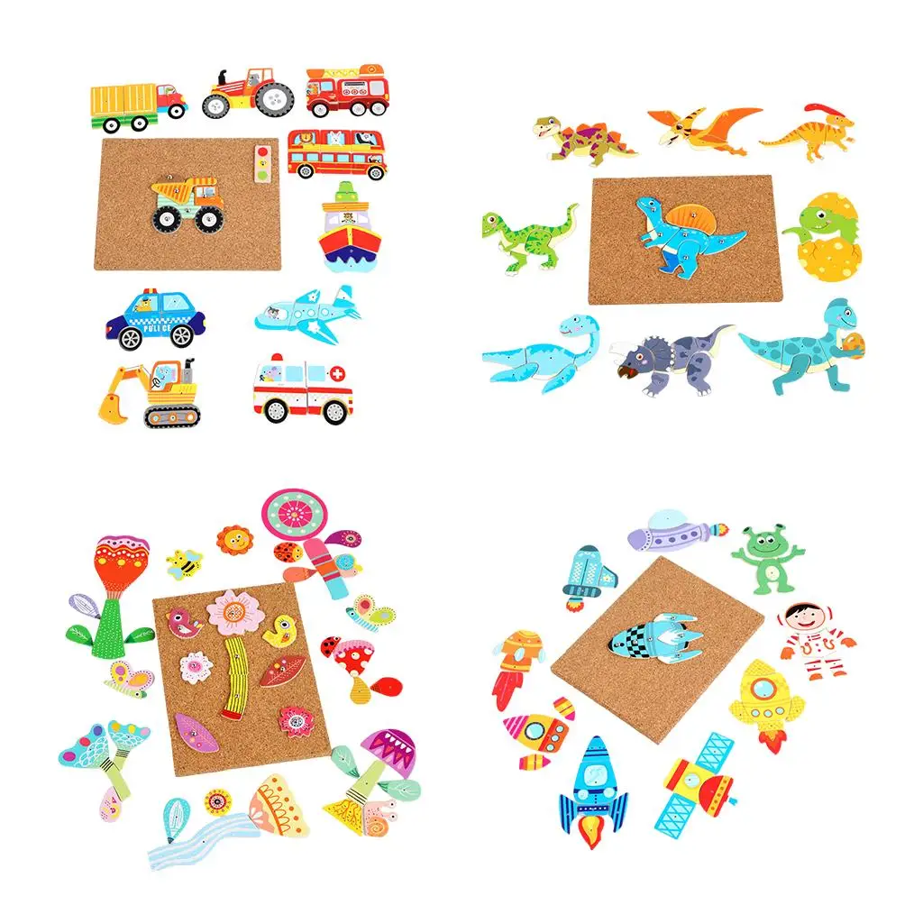 

Montessori Children Wooden Knocking Toy Matching Puzzle Early Toy Gift