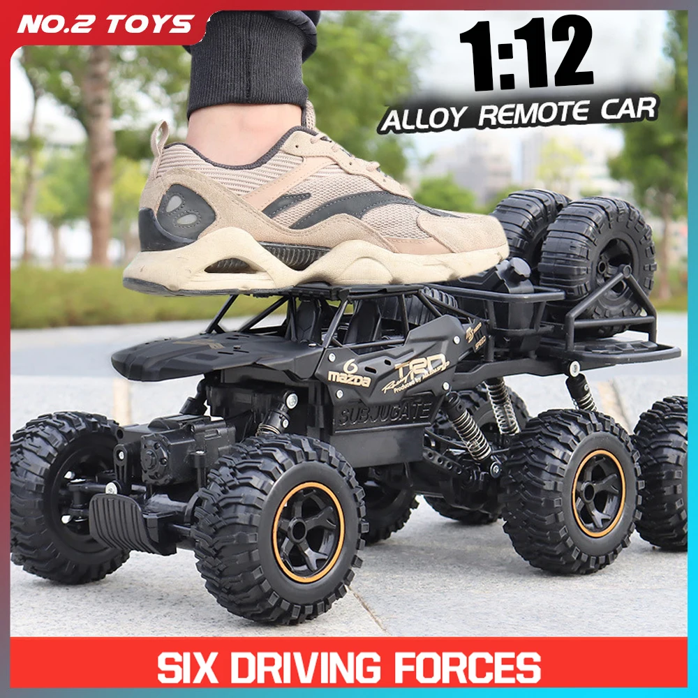 1/12 RC Car Remote Controlled Truck 6WD 2.4G Car RC Crawler Electric Racing Cars Drift Racing Off Road Toys for Boy Christmas