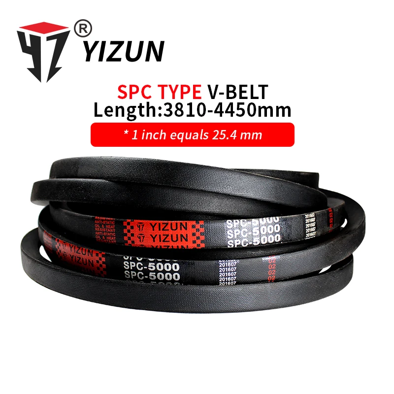 YIZUN SPC-тип SPC3810 ~ 4450 мм, резиновый провод, Длина шага диска, обхват, промышленная трансмиссия, сельскохозяйственная техника, V-ремень