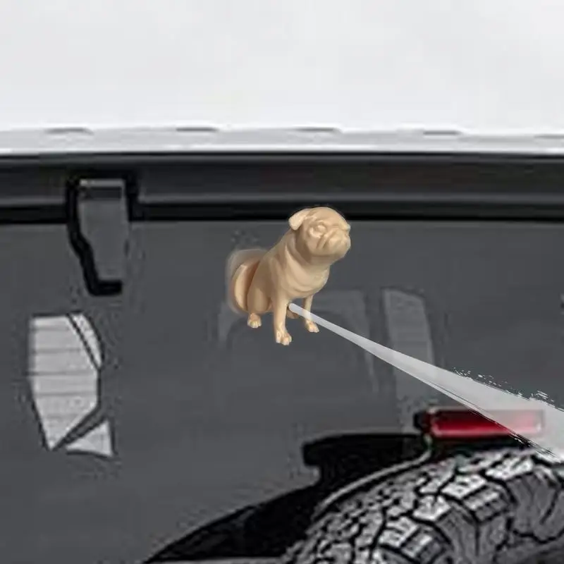 Милые украшения для автомобиля в виде щенка-мочки внешние украшение лобового