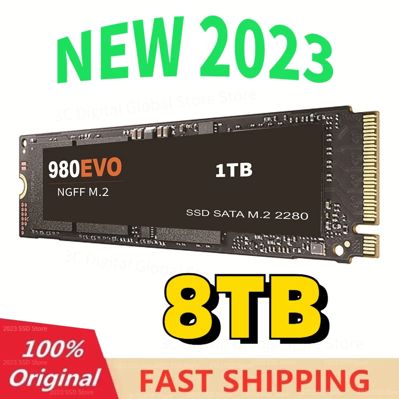 

Original 1TB M.2 SSD 2TB NGFF NVME SSD hard Drive 980EVO 4TB NVMe pcie 990 PRO Hdd Internal Hard Disk For Laptop/Desktop/mac