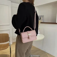 ladies designer messenger bag luxury brand one shoulder underarm bag 2022 new fashion atmosphere high quality pu leather checked