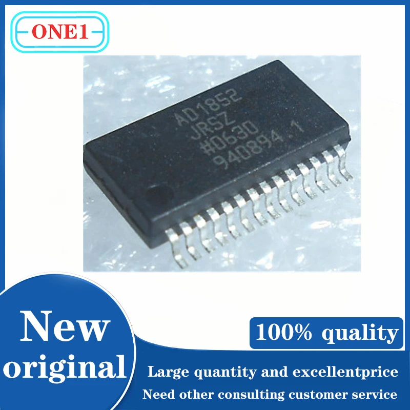 10PCS/lot AD1852JRS AD1852JRSZ  IC DAC STEREO 24BIT 28-SSOP  IC Chip New original