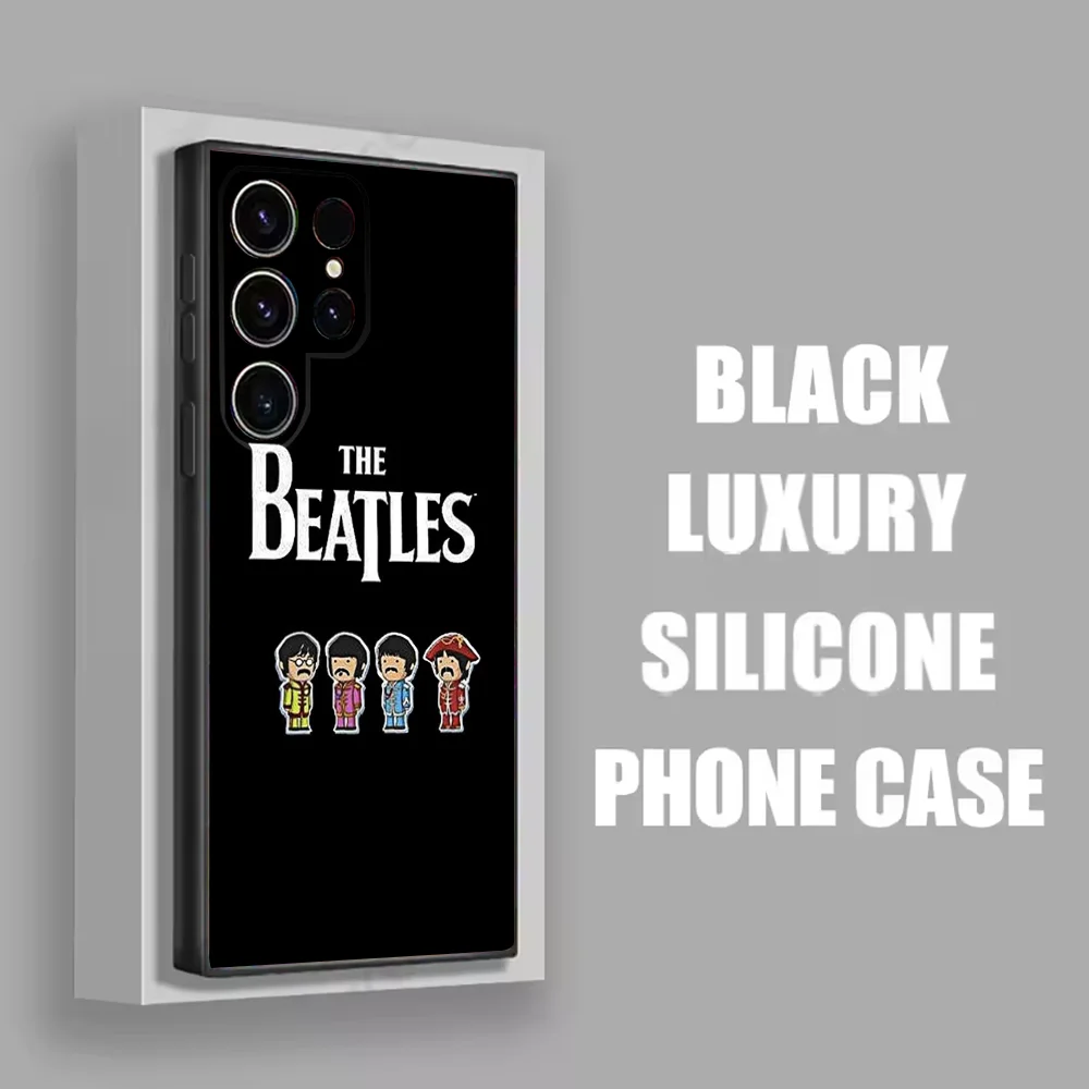 Band-T-The-B-BeatlesS-S Phone Case For Samsung S25 S24 S21 S22 S23 S30 Ultra S20 Plus Fe Lite Note 10 Black Soft Shell