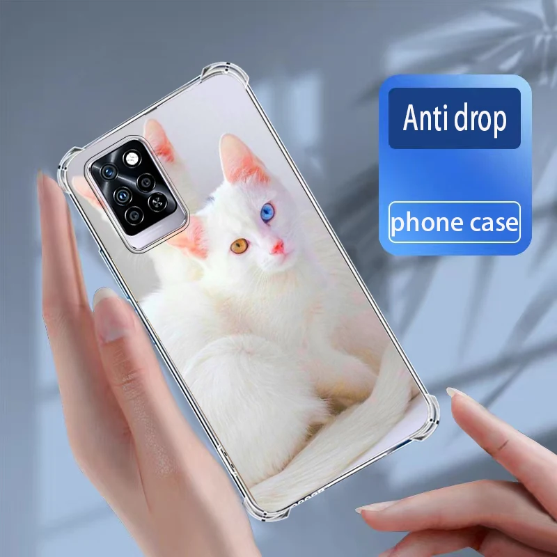 Чехлы infinix Note10 Pro/X695 мягкий силиконовый прозрачный чехол из ТПУ для телефона