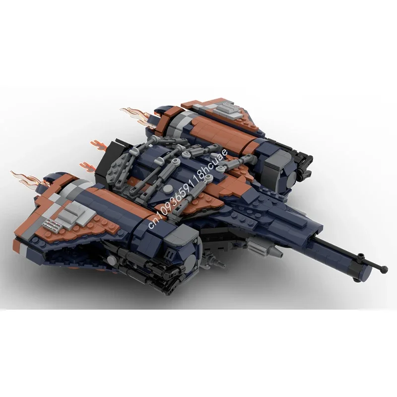 Фото Набор строительных блоков MOC Arcadia-Class Jumpship, 1216 деталей, идеальный подарок на Рождество и день рождения, DIY-конструктор для детей, подарок на Новый год №2
