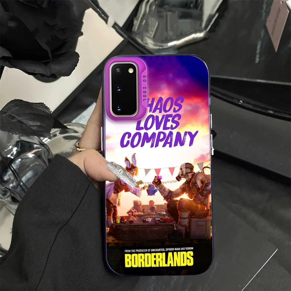 Чехол для телефона с пленкой B-Borderlands Samsung S23 S24 S22 ULTRA PLUS FE гальванический