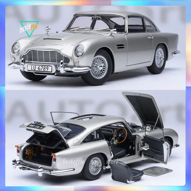 Модель автомобиля Autoart 1/18 модель Aston Martin DB5 007 из сплава имитация орнамента