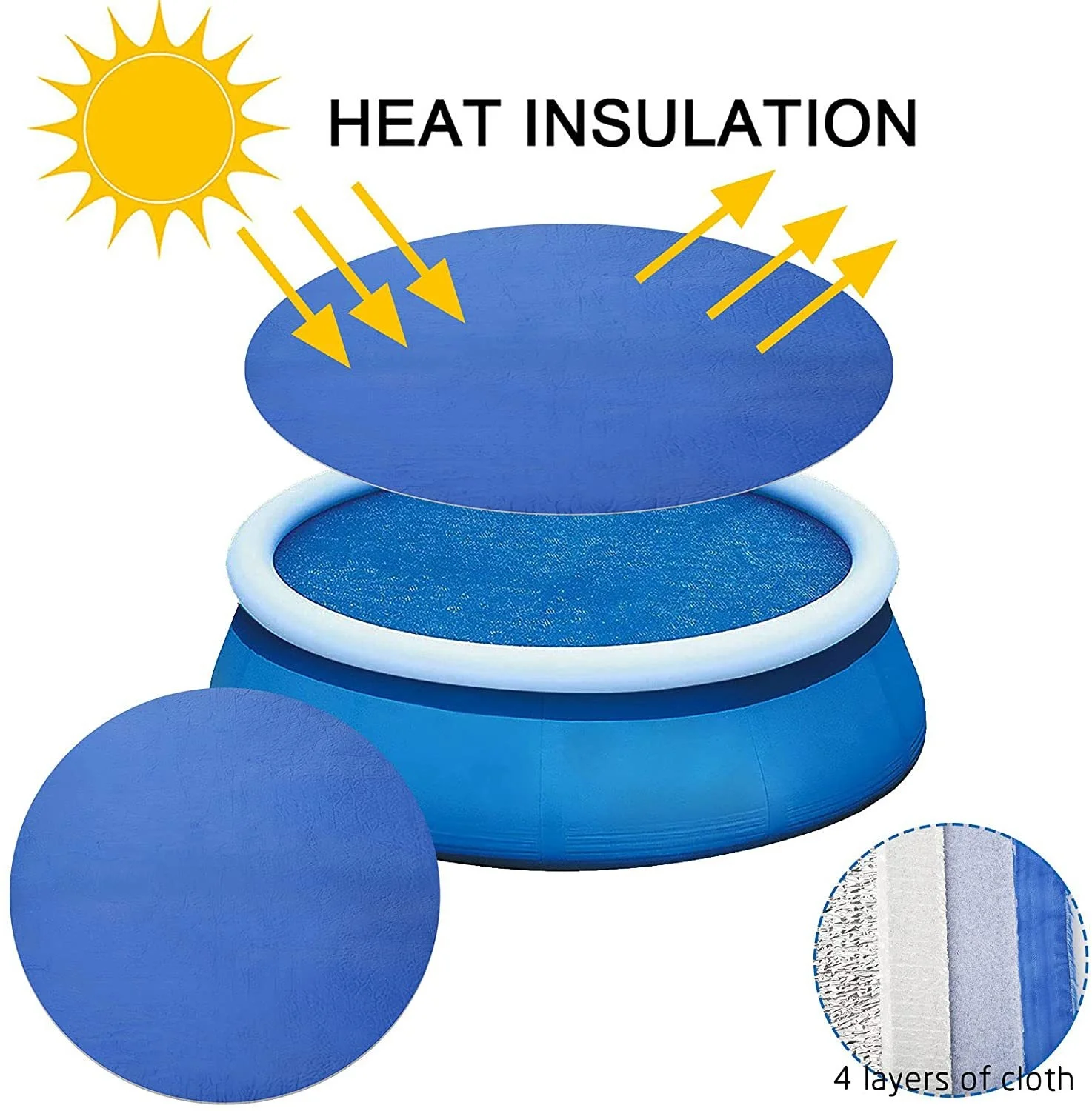

Чехол для бассейна, ПЭ плетеный брезент, водонепроницаемый пылезащитный коврик, напольный мат для бассейна, круглый чехол для бассейна