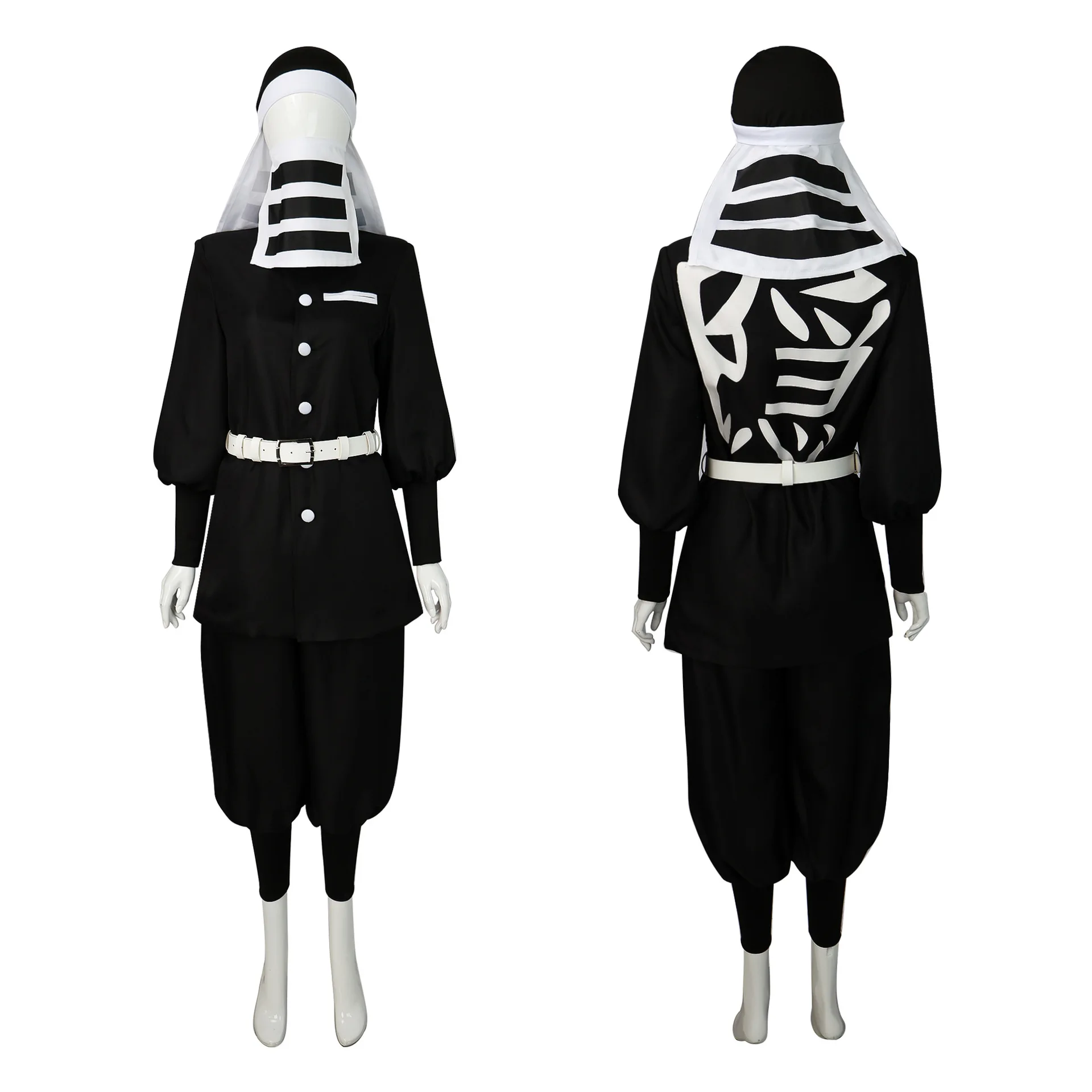 

Anime Uniform Demon Slayer Season 3 Cosplay Costume Logistics Team Top Jacket Pants Suit Adult Unisex Halloween Carnival Clothes