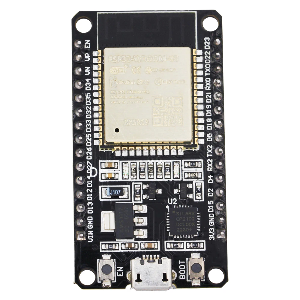 ESP-WROOM-32 ESP32 CP2102 макетная плата модуль беспроводной WiFi + Bluetooth-совместимая