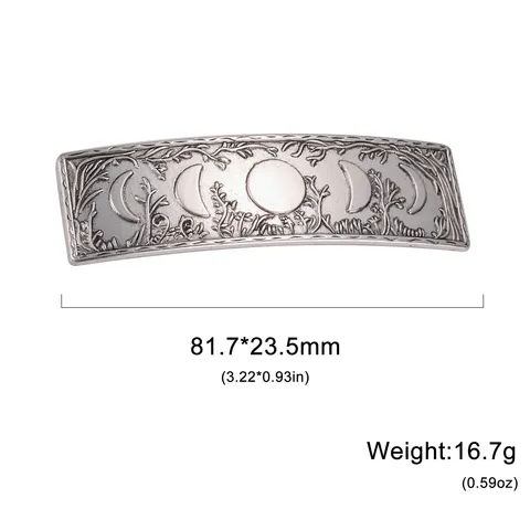 Винтажные заколки для волос с Луной и лесом