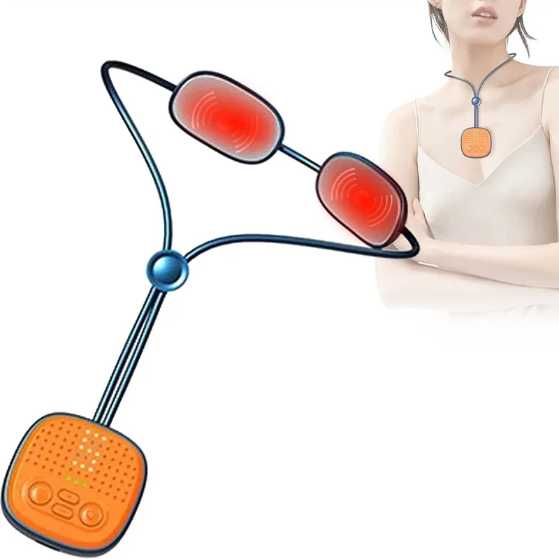 

Cordless Neck Pulse Massager Mini Intelligent Heating Physiotherapy for Spine Cervical Pain Relief Acupoint Stimulator Massage