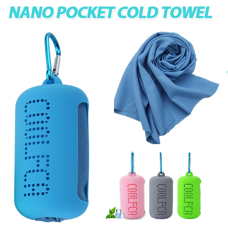 

Towel Quick Drying Microfiber Towel Sports Instant Cooling Ice Towel Portable Outdoor Travel Fitness Running Swim Sports Towel
