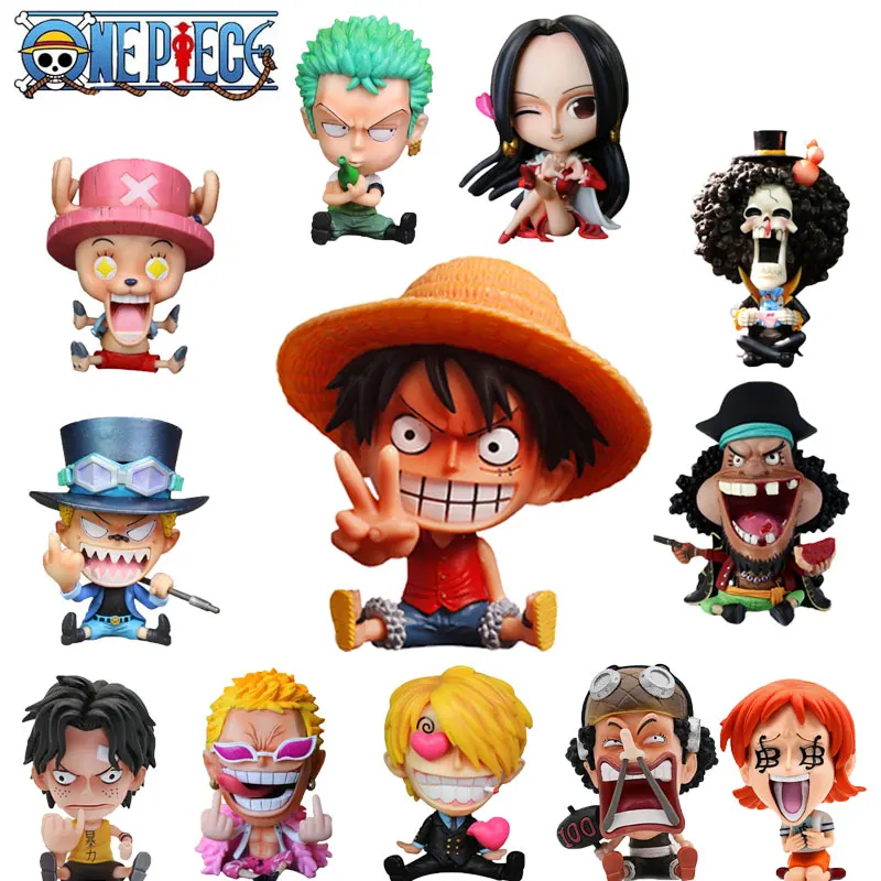 

16 Style Anime One Piece Luffy Zoro PVC Action Figures Cute Figure Toys Dolls Model Collection Toy Brinquedos