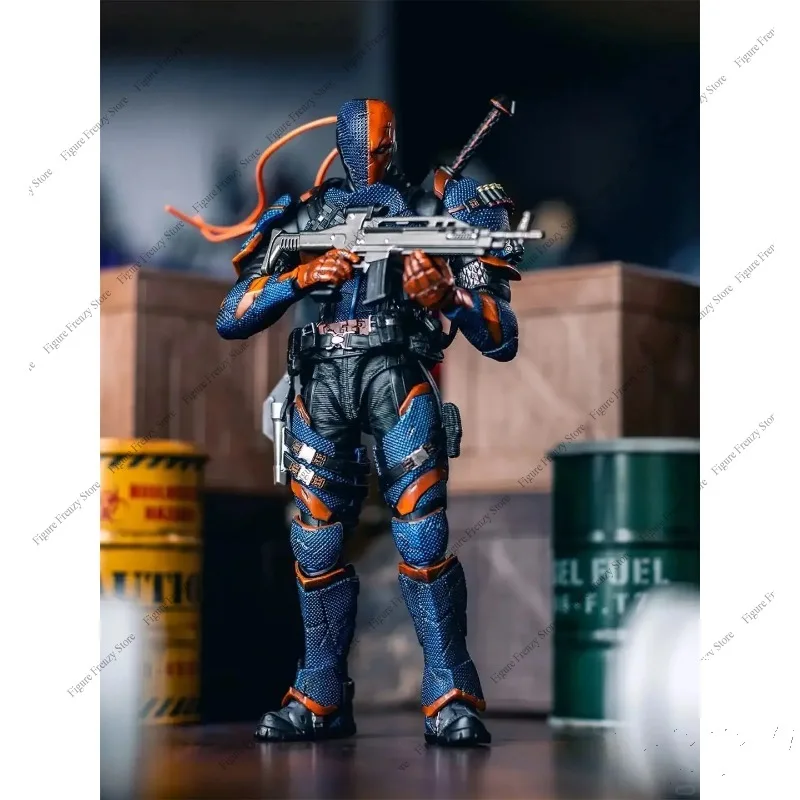 Фото Специальное предложение: LPZZ Rouno Cueure DC002 1/12 Deathstroke Arkham Knight — готовая модульная подвижная фигурка Бэтмена (модель) №2