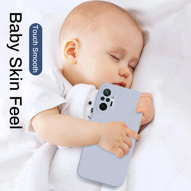 Liquid Silicon Case For Xiaomi Mi 11T 12T Pro 11 Lite 5G NE Poco X3 F3 X5 Pro Slim Soft Case For Redmi Note 12 5G 11 11E 10 Pro