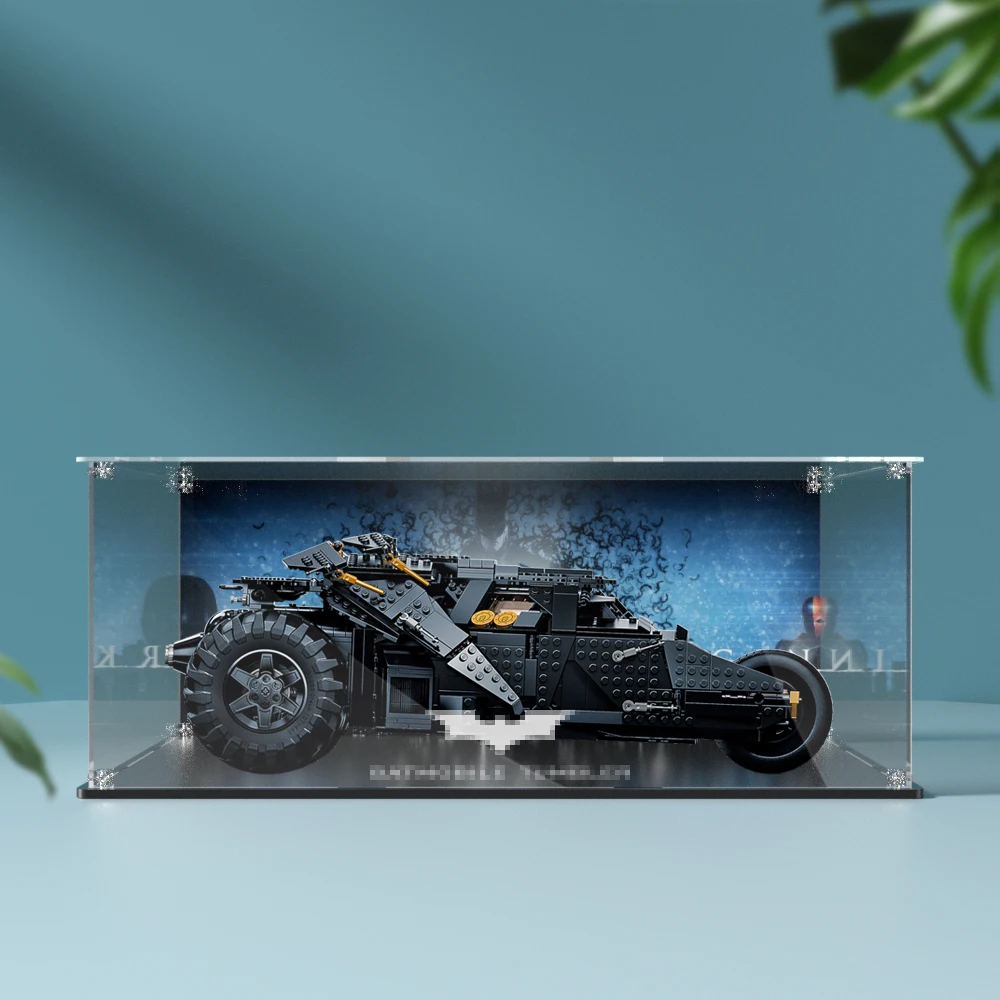 Акриловая витрина для лего кирпича 76240 Бэтмен Бэтмобиль стакан пылезащитный