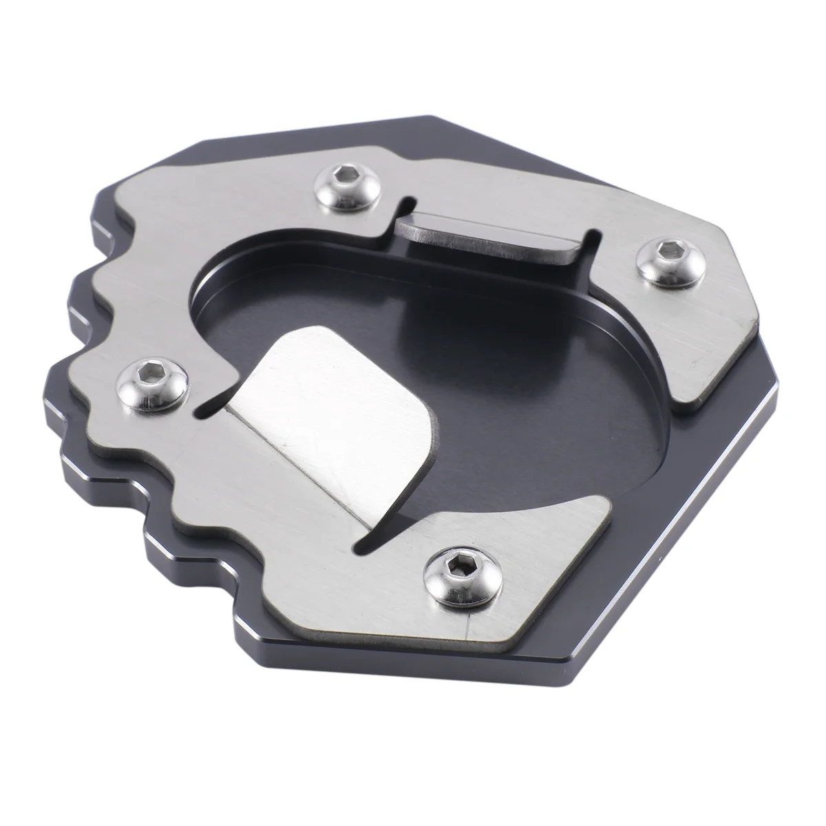 

Motorcycle Accessories Kickstand Side Stand Support Extension Foot Pad Base for 1200 Tiger1200