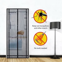 magnetic mosquito net summer anti bug fly door curtains mesh automatic closing door screen kitchen sticker curtain 100x220cm