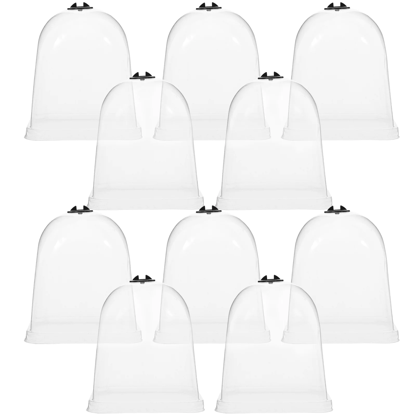 10 шт. изоляционная крышка купольный горшок для сада прозрачный клош колокольчик