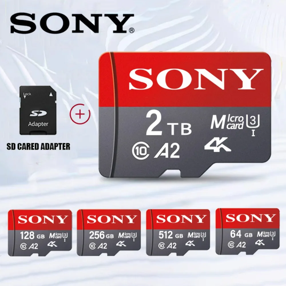 Новая высокоскоростная карта памяти SONY Microsd 2TB 1TB 128GB 256GB 512GB Micro SD Card TF Flash Карты