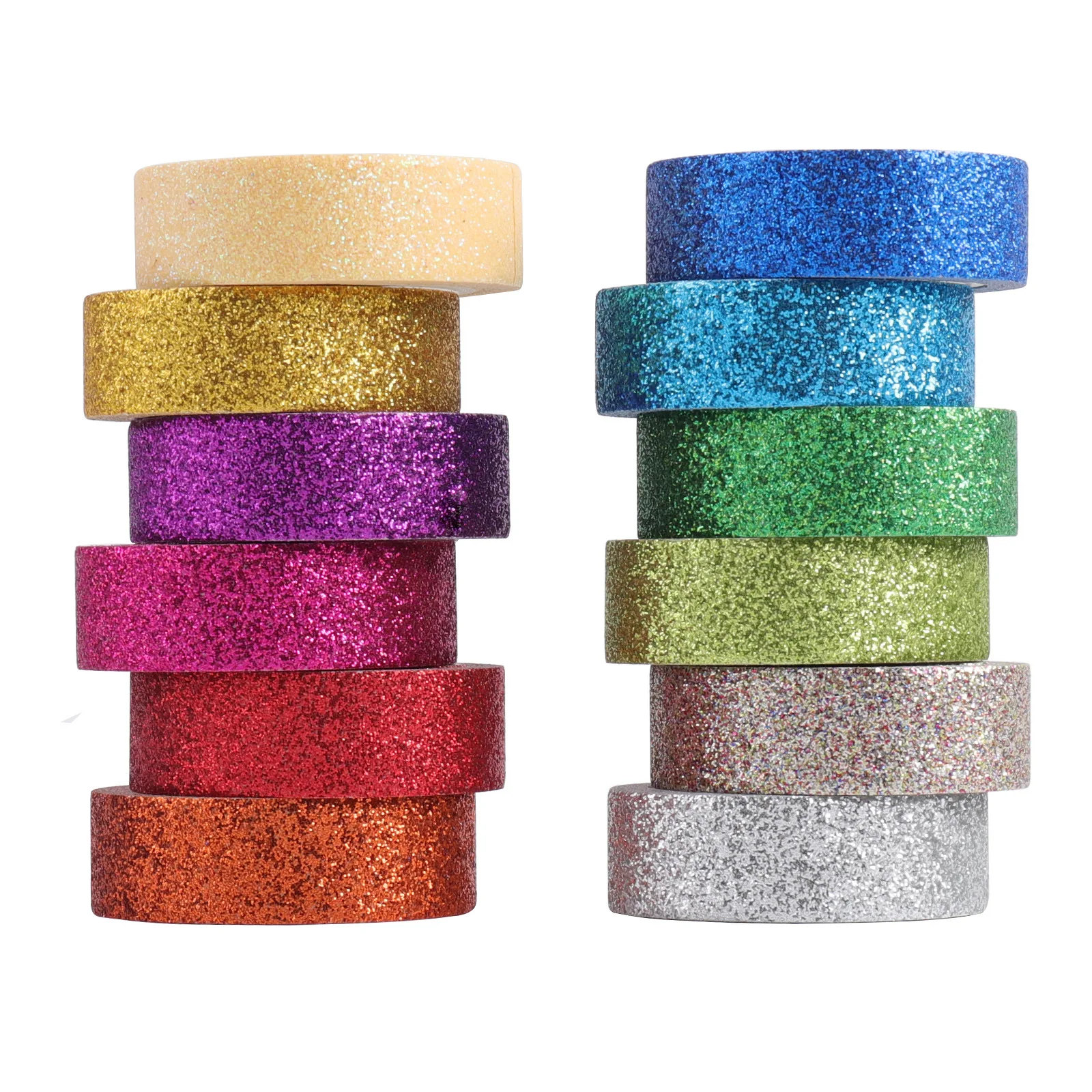 

Washi Tape Set 12 Rolls of 15mm Wide (3m Long), Cute Decorative Tape for Scrapbooking Planners, DIY Decor and Craft Supplies