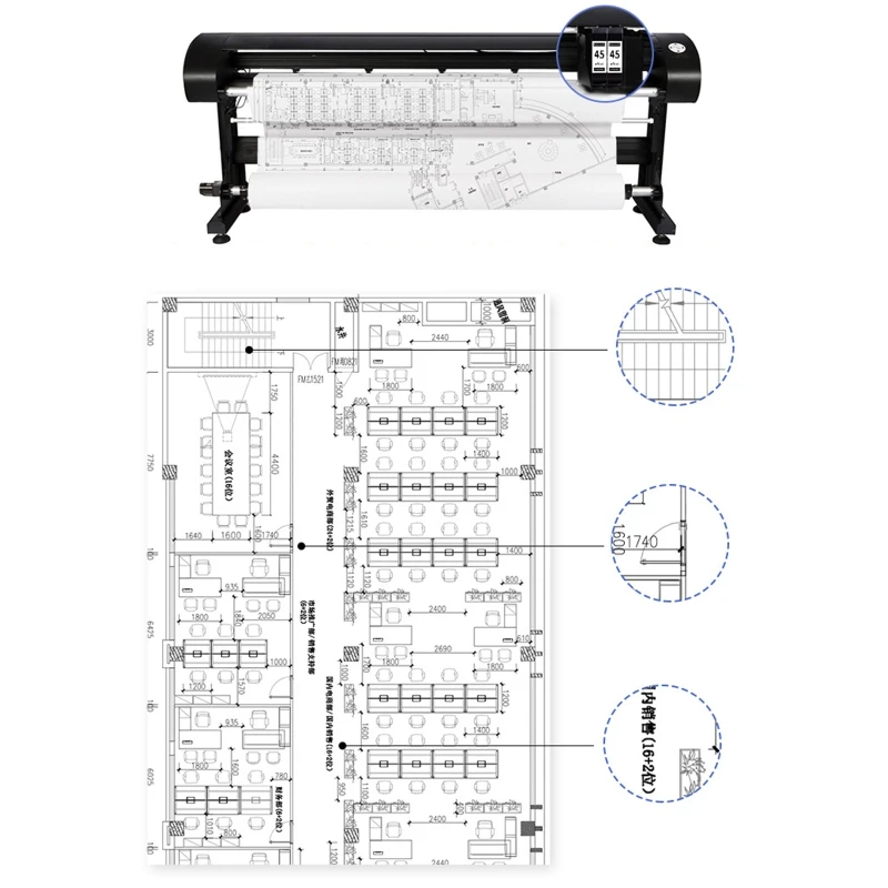 896F 45 Inkjet Cartridge Replacement Compatible with HP Works 710C 720C 820C 830C 850C 870CSE 880C 890CSE Printers