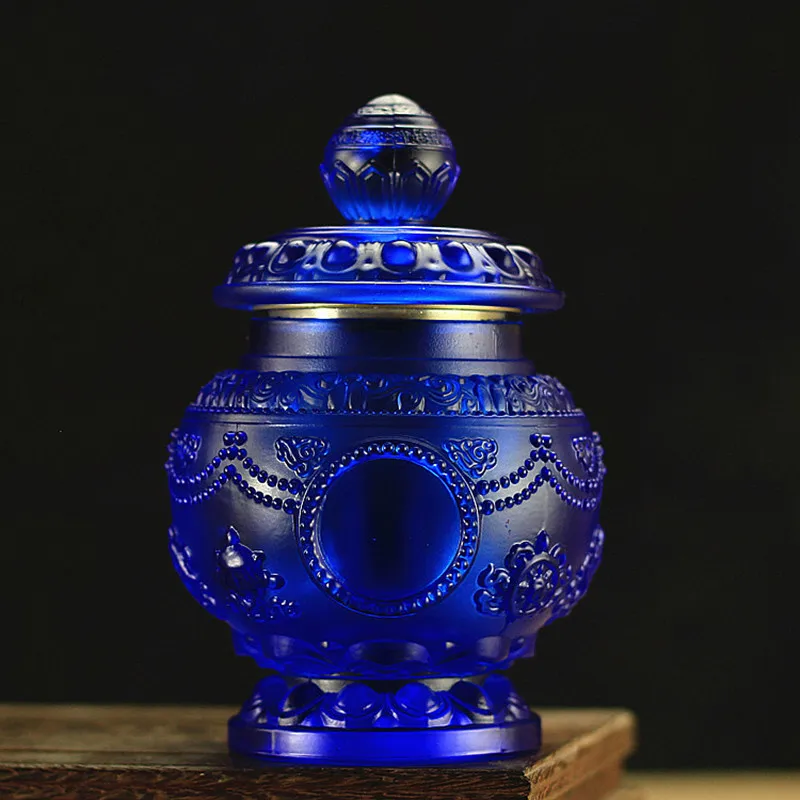 

13cm Tibetan Tranic Supplies,Resin Eight Auspicious Symbol Ruyi Lucky Decorate Treasured Bottle